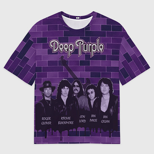 Мужская футболка оверсайз Deep Purple / 3D-принт – фото 1