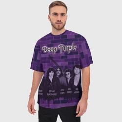 Футболка оверсайз мужская Deep Purple, цвет: 3D-принт — фото 2