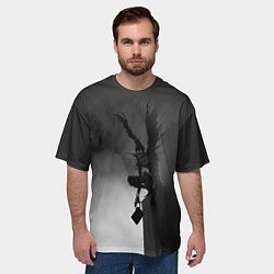Футболка оверсайз мужская Тетрадь смерти 6, цвет: 3D-принт — фото 2