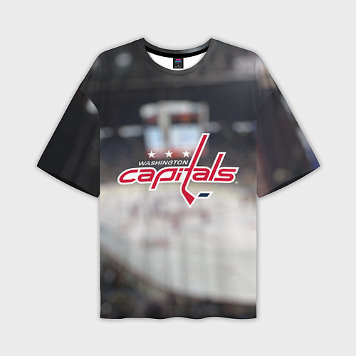 Мужская футболка оверсайз Washington Capitals / 3D-принт – фото 1