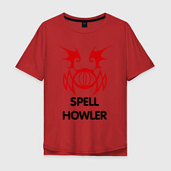 Мужская футболка оверсайз Dark Elf Mage - Spell Howler