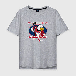 Мужская футболка оверсайз Washington Capitals Hockey