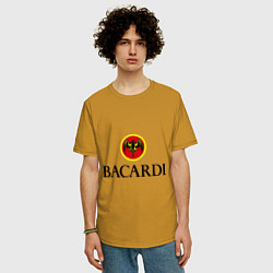 Футболка оверсайз мужская Bacardi, цвет: горчичный — фото 2