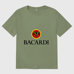 Футболка оверсайз мужская Bacardi, цвет: авокадо
