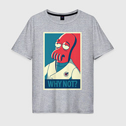 Мужская футболка оверсайз Zoidberg: Why not?