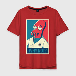 Мужская футболка оверсайз Zoidberg: Why not?