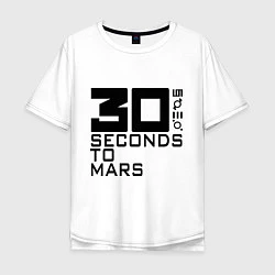 Мужская футболка оверсайз 30 Seconds To Mars