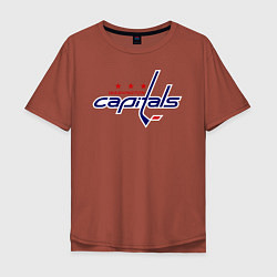 Мужская футболка оверсайз Washington Capitals