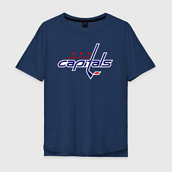 Мужская футболка оверсайз Washington Capitals
