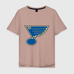 Мужская футболка оверсайз St Louis Blues