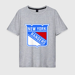 Мужская футболка оверсайз New York Rangers