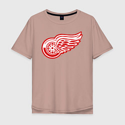 Мужская футболка оверсайз Detroit Red Wings