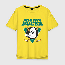 Мужская футболка оверсайз Anaheim Mighty Ducks