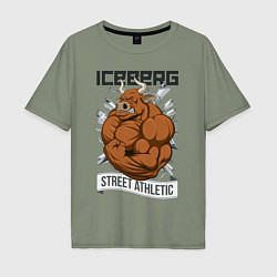 Мужская футболка оверсайз Iceberg: Street Athletic