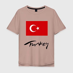 Мужская футболка оверсайз Turkey