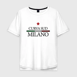 Мужская футболка оверсайз Curva Sud: Milano FC