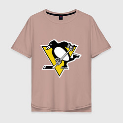 Мужская футболка оверсайз Pittsburgh Penguins: Malkin 71