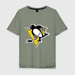 Мужская футболка оверсайз Pittsburgh Penguins: Malkin 71