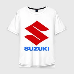 Футболка оверсайз мужская Suzuki, цвет: белый