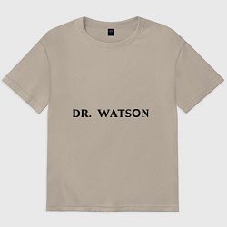 Футболка оверсайз мужская Dr. Watson, цвет: миндальный