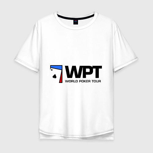 Мужская футболка оверсайз WPT / Белый – фото 1