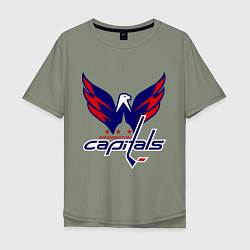 Мужская футболка оверсайз Washington Capitals: Ovechkin