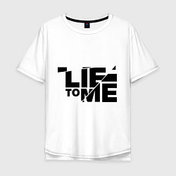 Мужская футболка оверсайз Lie to me