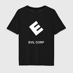 Футболка оверсайз мужская Evil corporation, цвет: черный