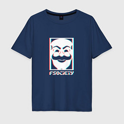 Мужская футболка оверсайз F society