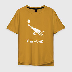 Мужская футболка оверсайз Westworld hand