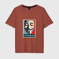 Мужская футболка оверсайз Hanson Poster