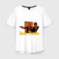 Футболка оверсайз мужская Pulp Fiction, цвет: белый