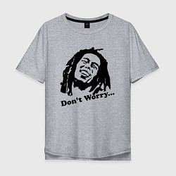 Мужская футболка оверсайз Bob Marley: Don't worry