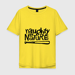 Мужская футболка оверсайз Naughty by nature