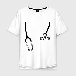 Мужская футболка оверсайз Love Dr. House