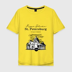 Мужская футболка оверсайз St. Isaac's Cathedral
