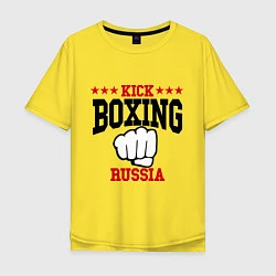 Мужская футболка оверсайз Kickboxing Russia