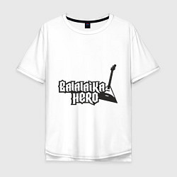 Мужская футболка оверсайз Balalaika hero
