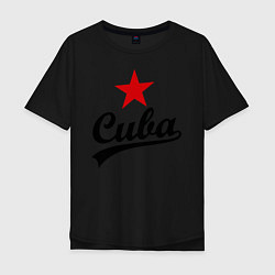 Мужская футболка оверсайз Cuba Star