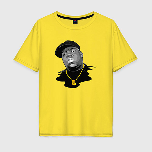 Мужская футболка оверсайз The Notorious BIG / Желтый – фото 1