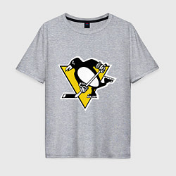 Мужская футболка оверсайз Pittsburgh Penguins