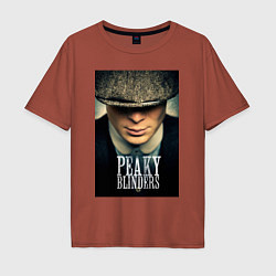 Футболка оверсайз мужская Peaky Blinders, цвет: кирпичный
