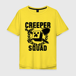 Мужская футболка оверсайз Creeper Squad