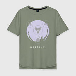 Мужская футболка оверсайз Destiny Planet