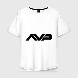 Мужская футболка оверсайз AVP: White Style
