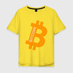 Мужская футболка оверсайз Bitcoin Boss