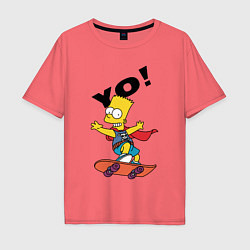 Мужская футболка оверсайз Yo Bart