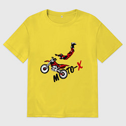 Мужская футболка оверсайз Moto-X