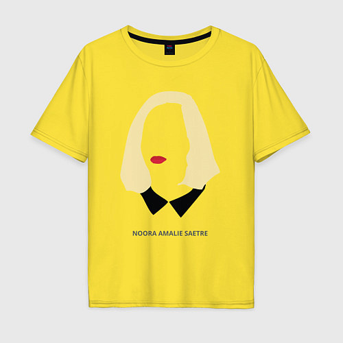 Мужская футболка оверсайз SKAM: Noora Amalie Saetre / Желтый – фото 1