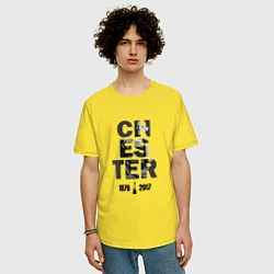 Футболка оверсайз мужская Chester: 1967-2017, цвет: желтый — фото 2